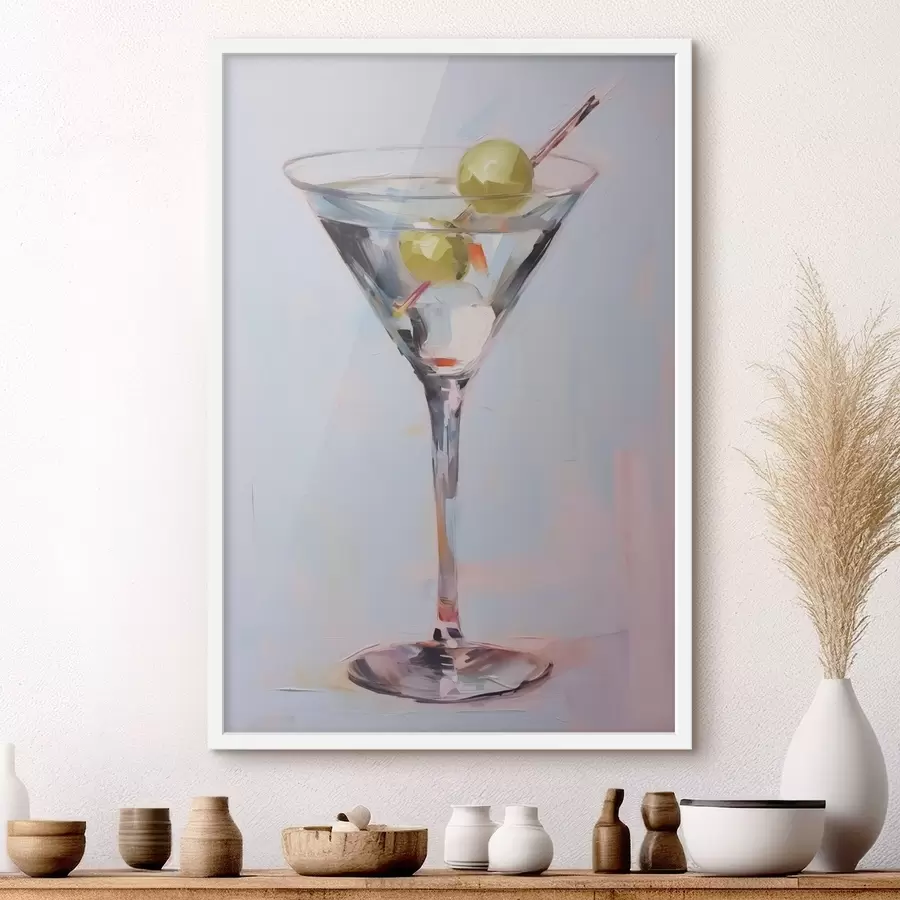murales de pared Vaso con pintura imitación bebida f46717