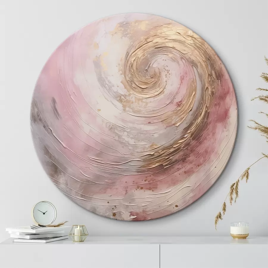 murales de pared Remolino abstracto, pintura de imitación r46745