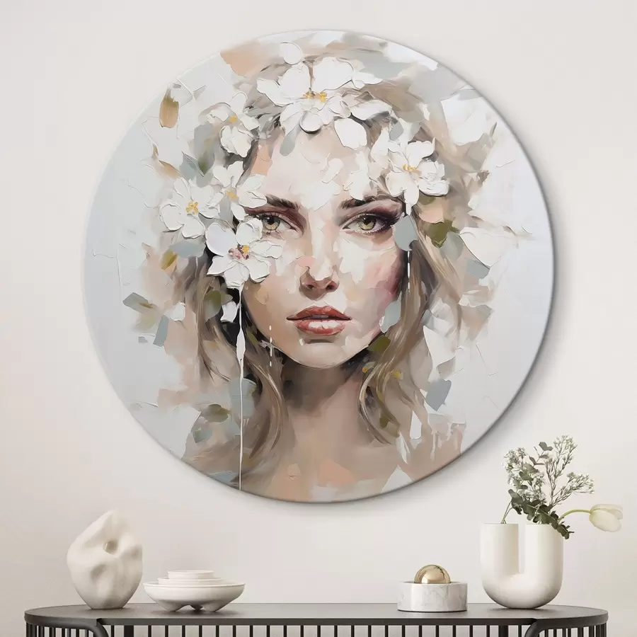 murales de pared Retrato abstracto imitación de pintura r46749