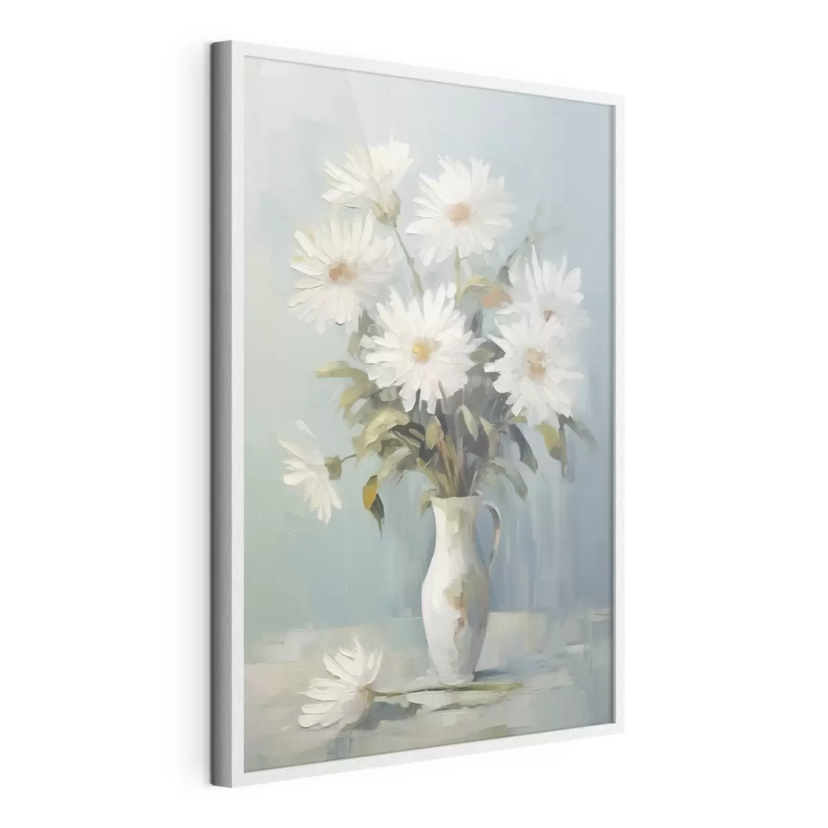 Poster Flores en un jarrón, pintura de imitación f46743