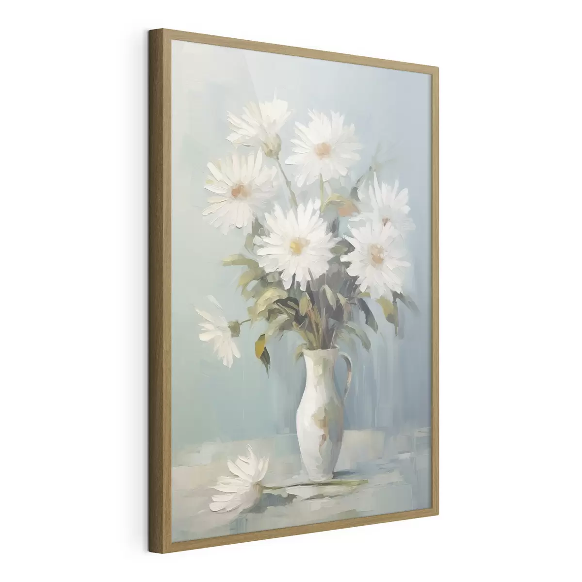Poster Flores en un jarrón, pintura de imitación f46743