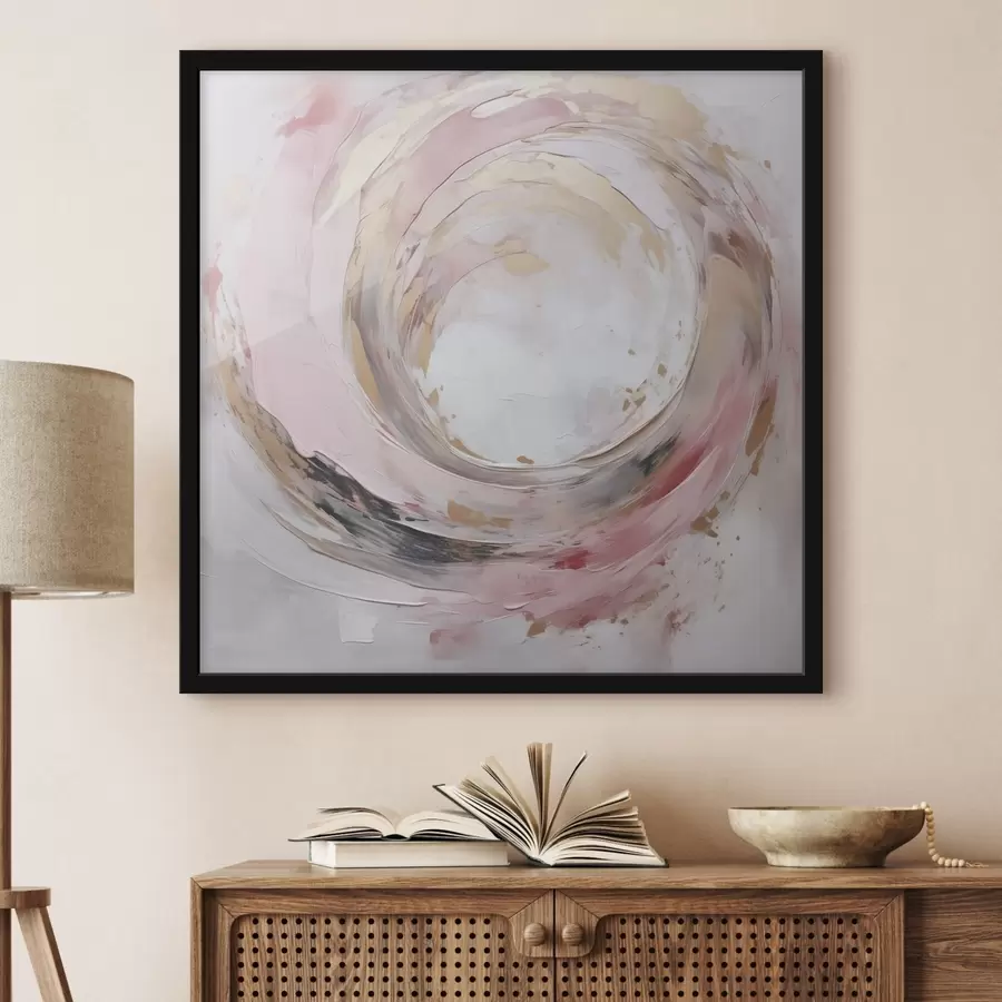 murales de pared Torbellino, pintura de imitación f46744