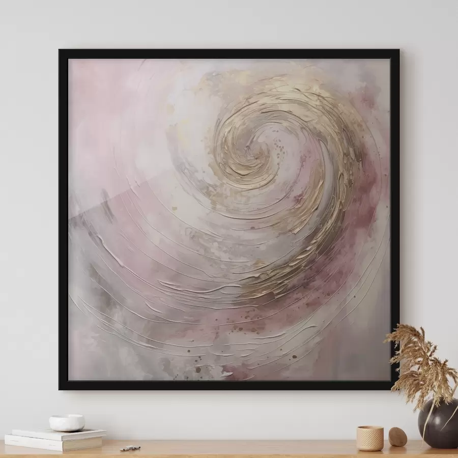 murales de pared Remolino abstracto, pintura de imitación f46745