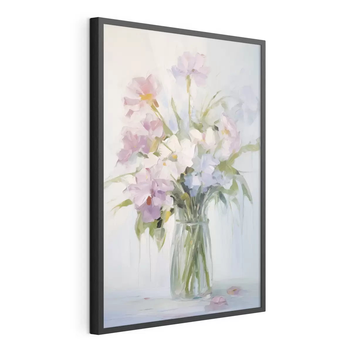 Poster Ramo de flores en un jarrón imitación de pintura f46751