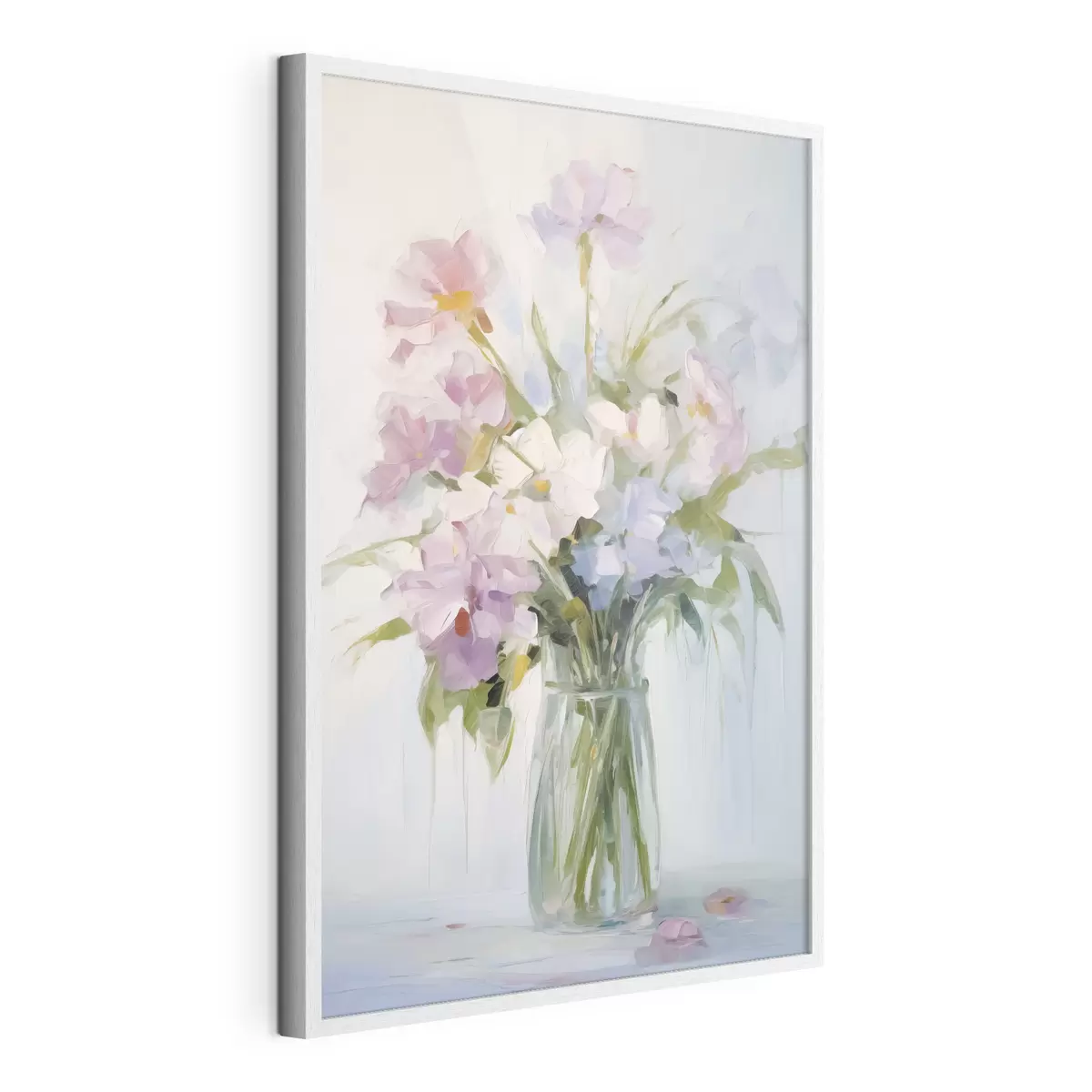 Poster Ramo de flores en un jarrón imitación de pintura f46751