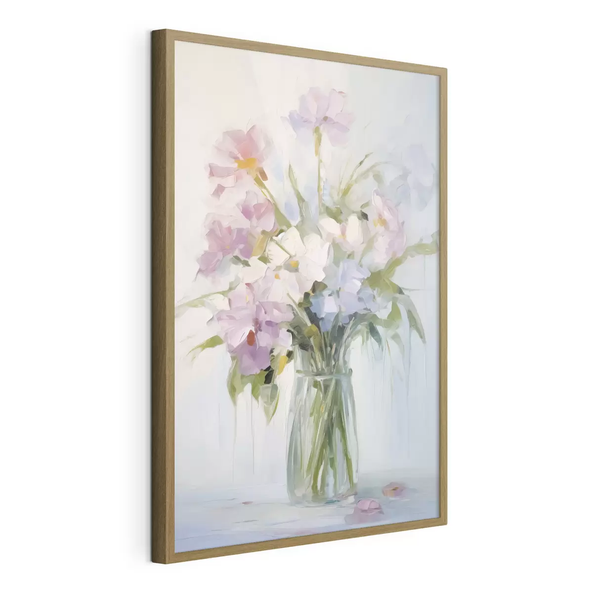 Poster Ramo de flores en un jarrón imitación de pintura f46751