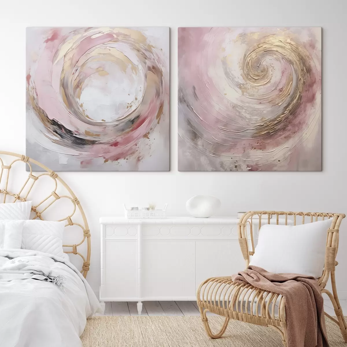 murales de pared Pintura abstracta imitación remolino m01028