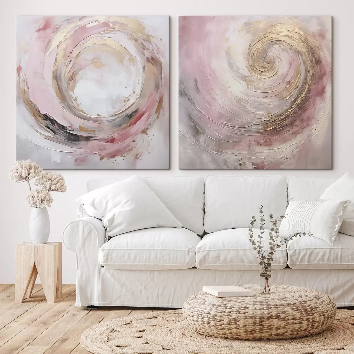 murales de pared Pintura abstracta imitación remolino m01028