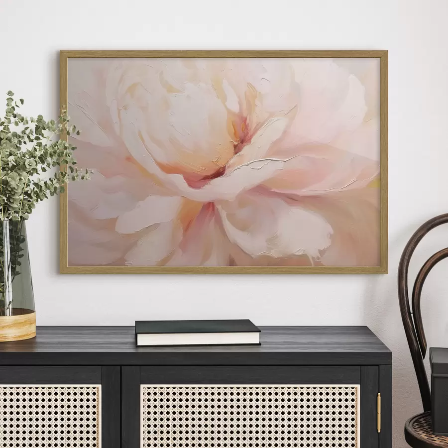 murales de pared Primer plano de una flor rosa f46723