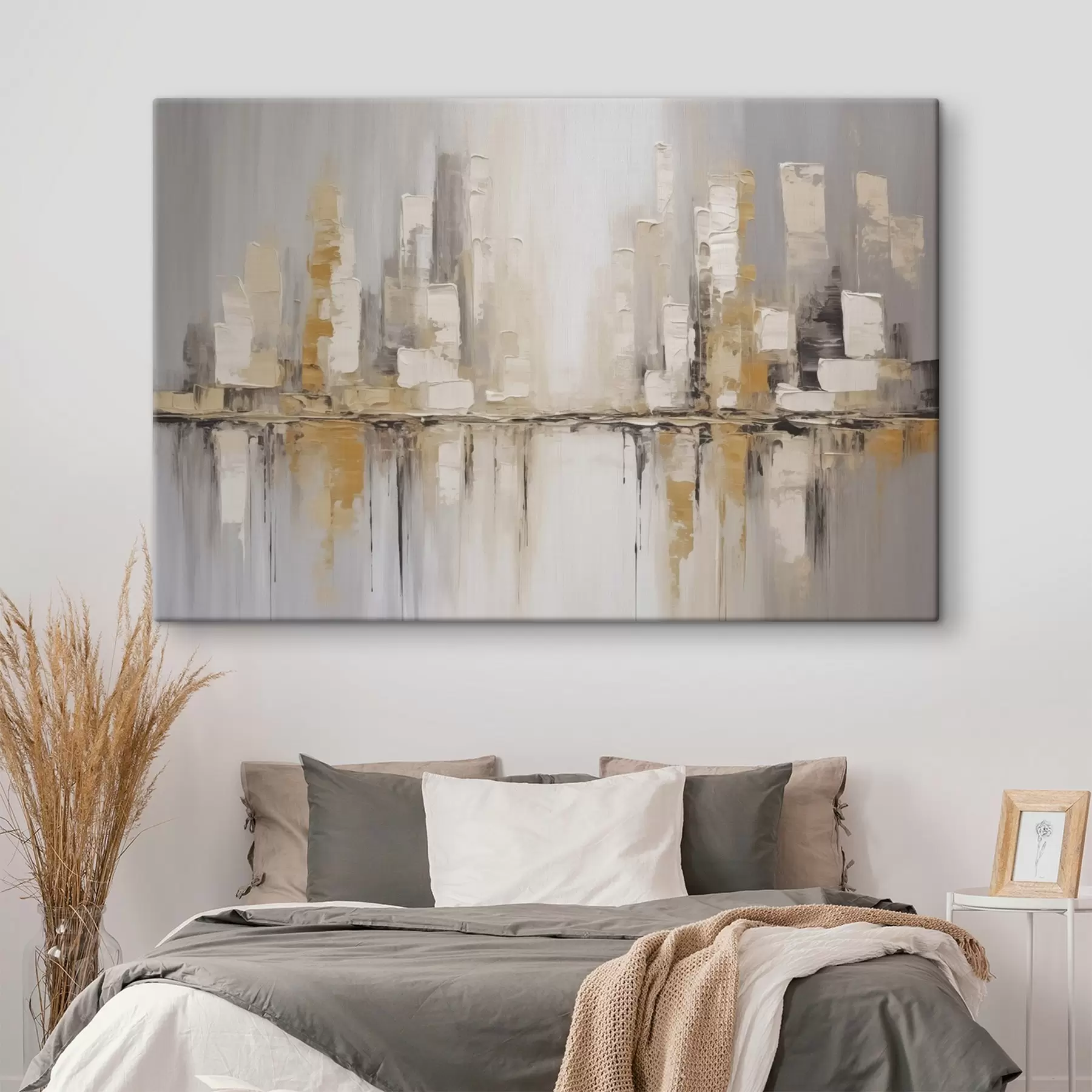 murales de pared Imitaciones abstractas de pinturas de ciudades s46761