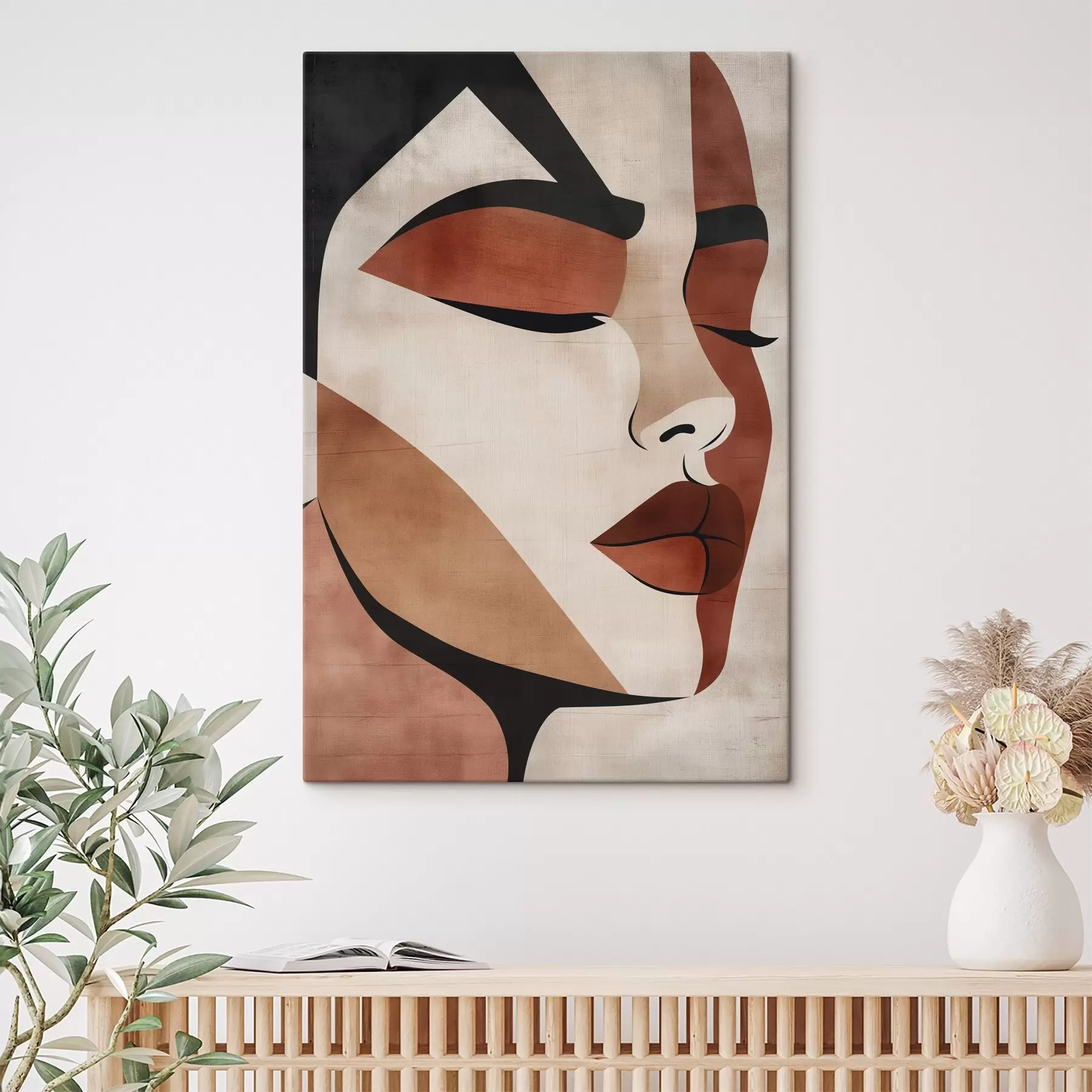 murales de pared Rostro de mujer s46797