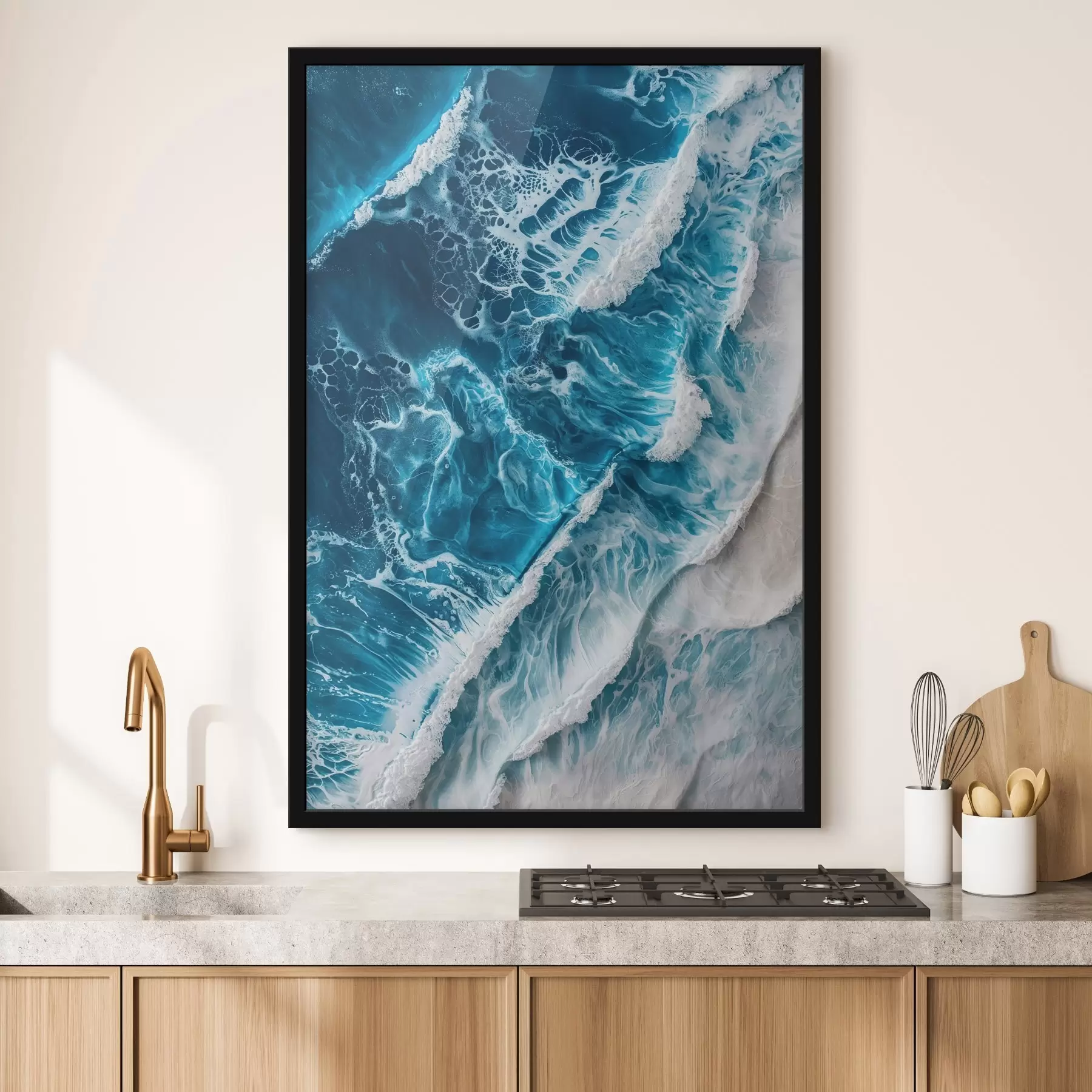 murales de pared Olas del mar f46793