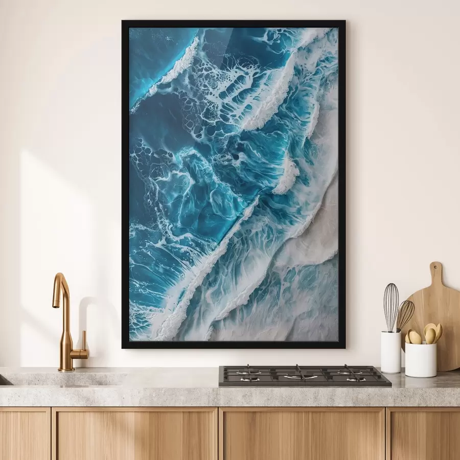 murales de pared Olas del mar f46793