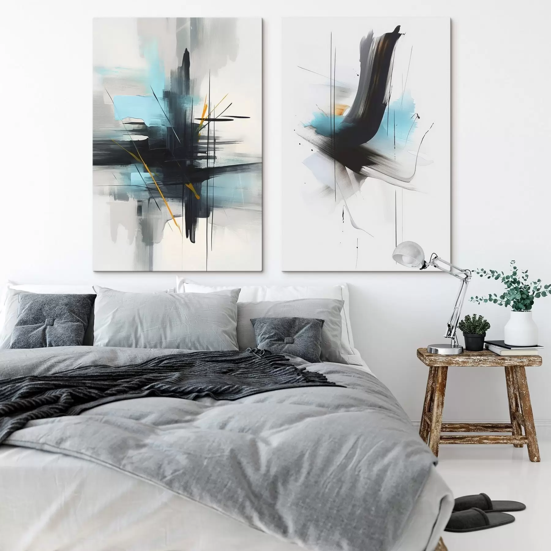 murales de pared Abstracción con imitación de salpicaduras y pinceladas. m01037