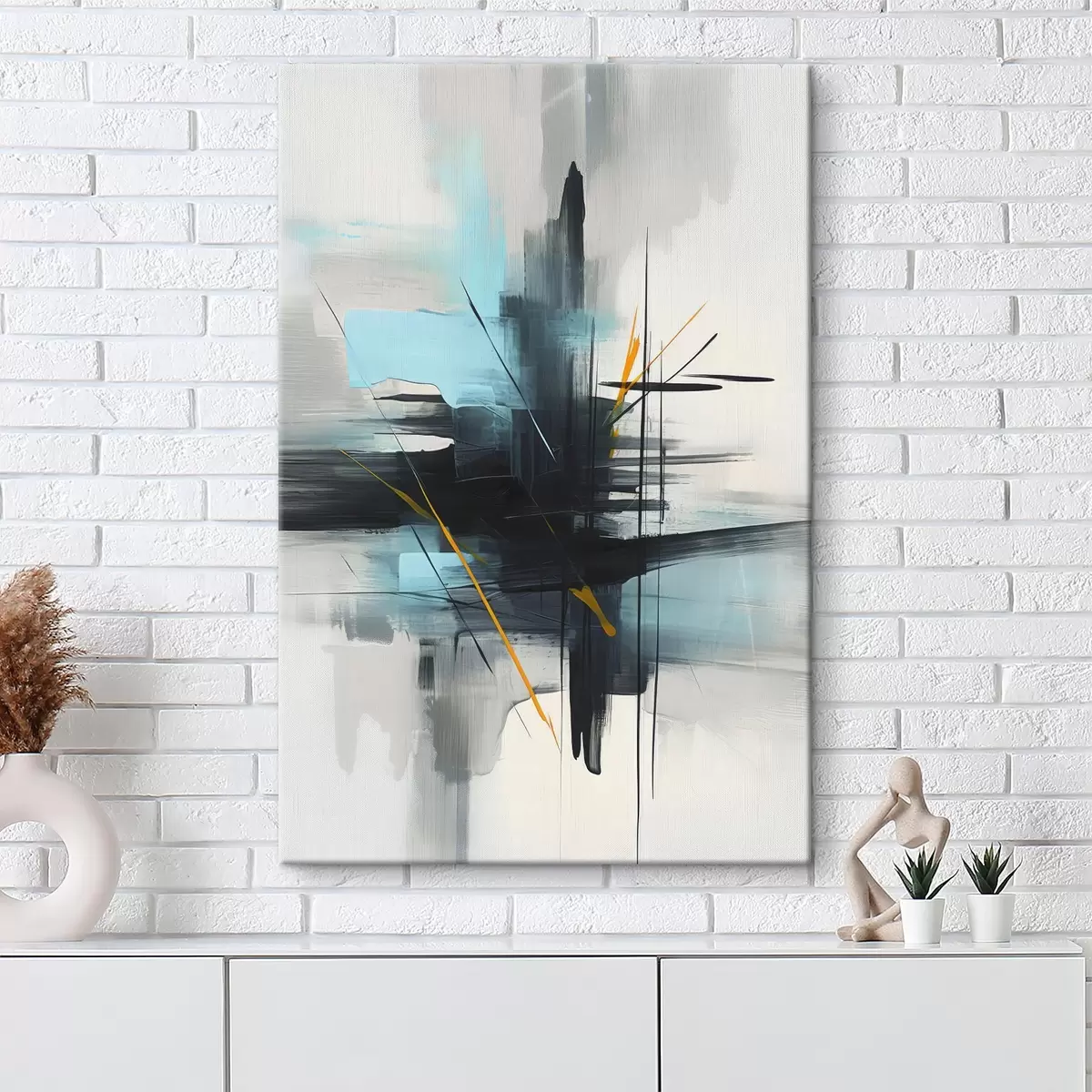 murales de pared Abstracción con imitación de salpicaduras y pinceladas. s46789