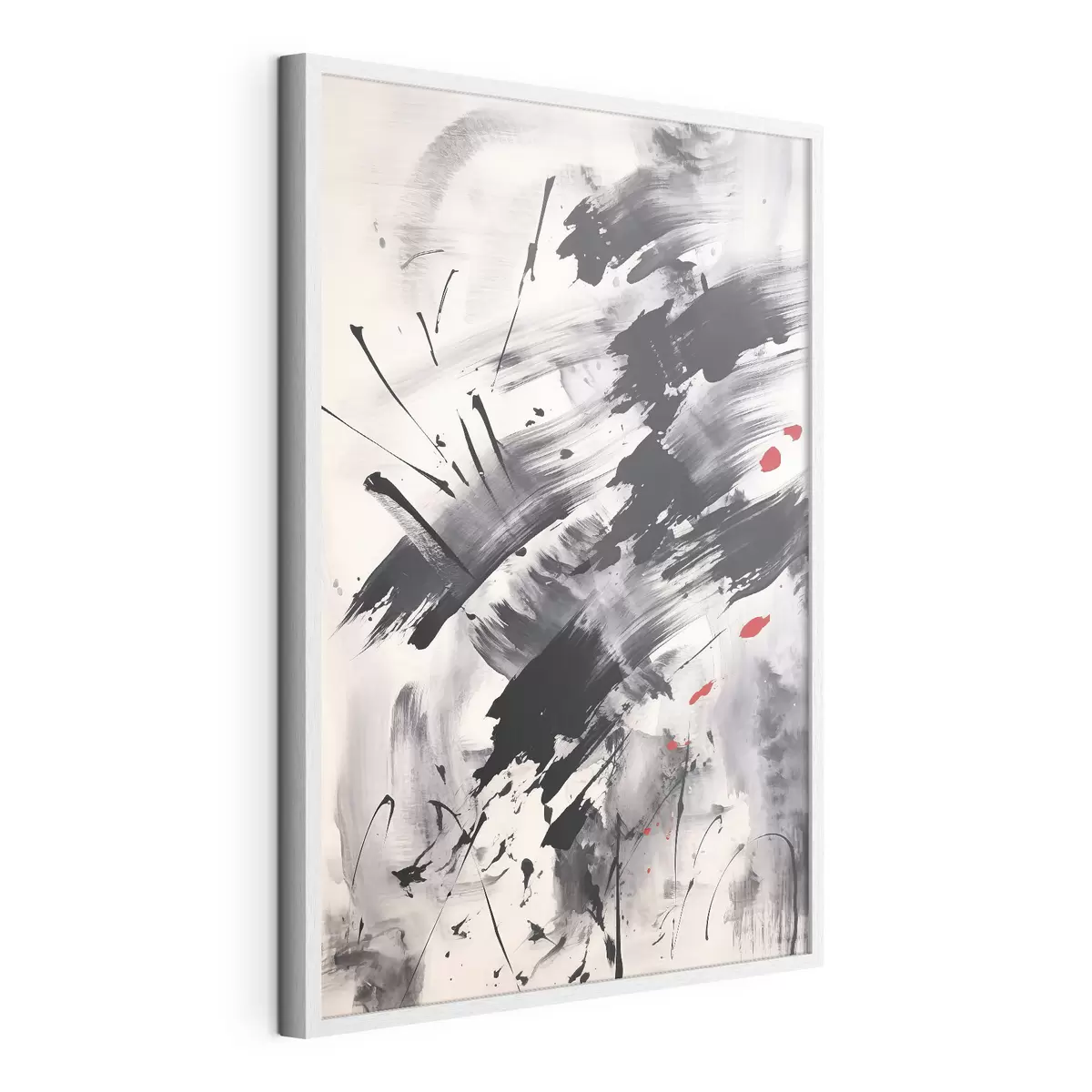 Poster Abstracción con imitación de salpicaduras y pinceladas f46783