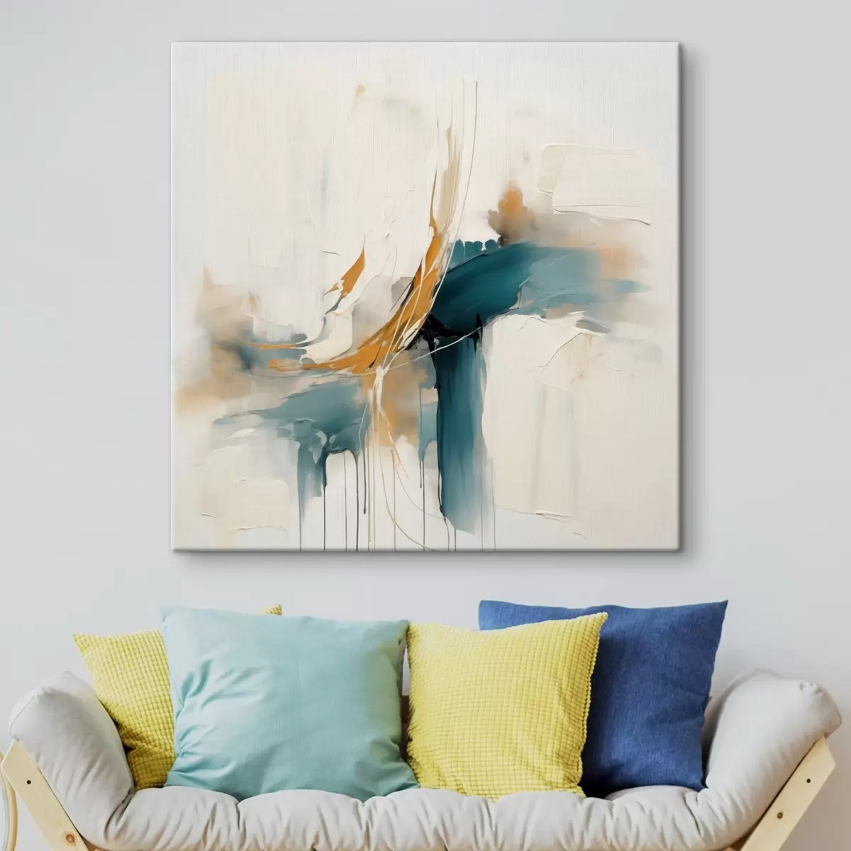 murales de pared Abstracción dinámica con elementos texturizados s46657