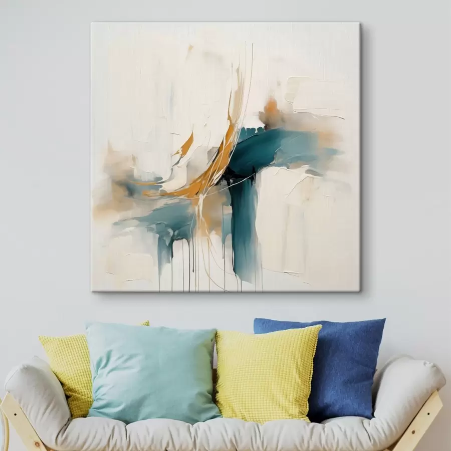 murales de pared Abstracción dinámica con elementos texturizados s46657