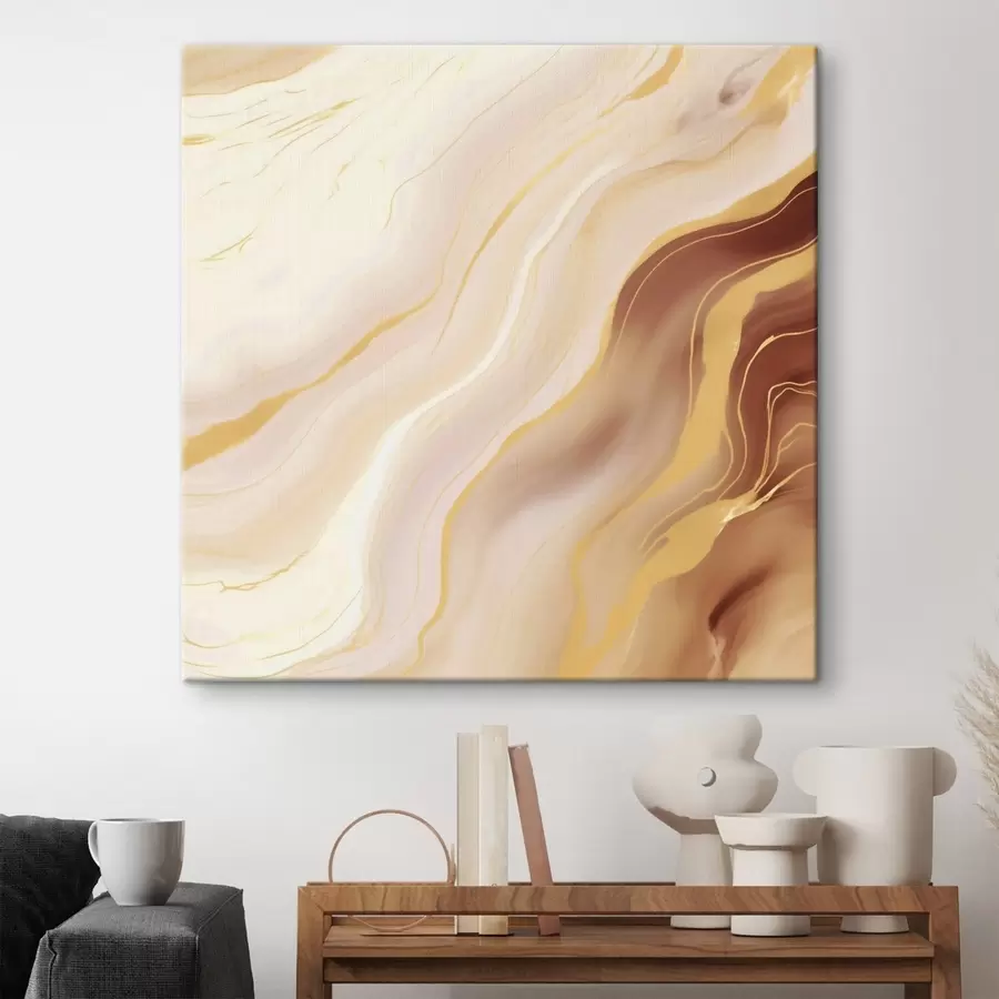 murales de pared Composición con transiciones de color naturales s46661