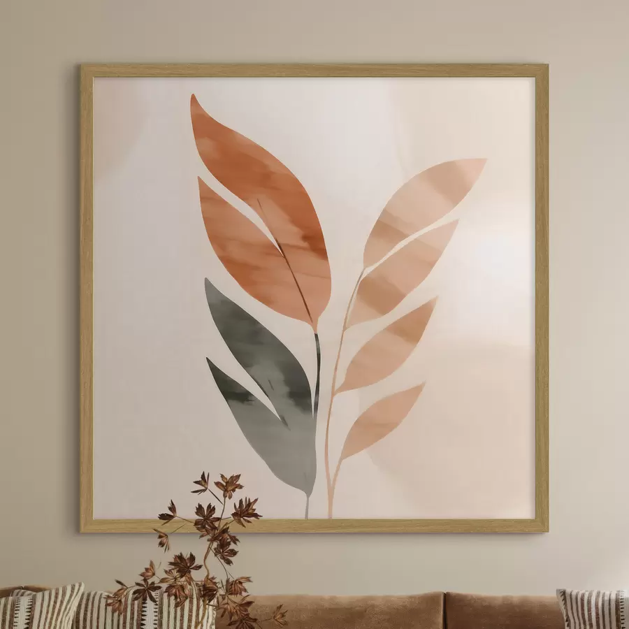 murales de pared Páginas cálidas de herbario f46647
