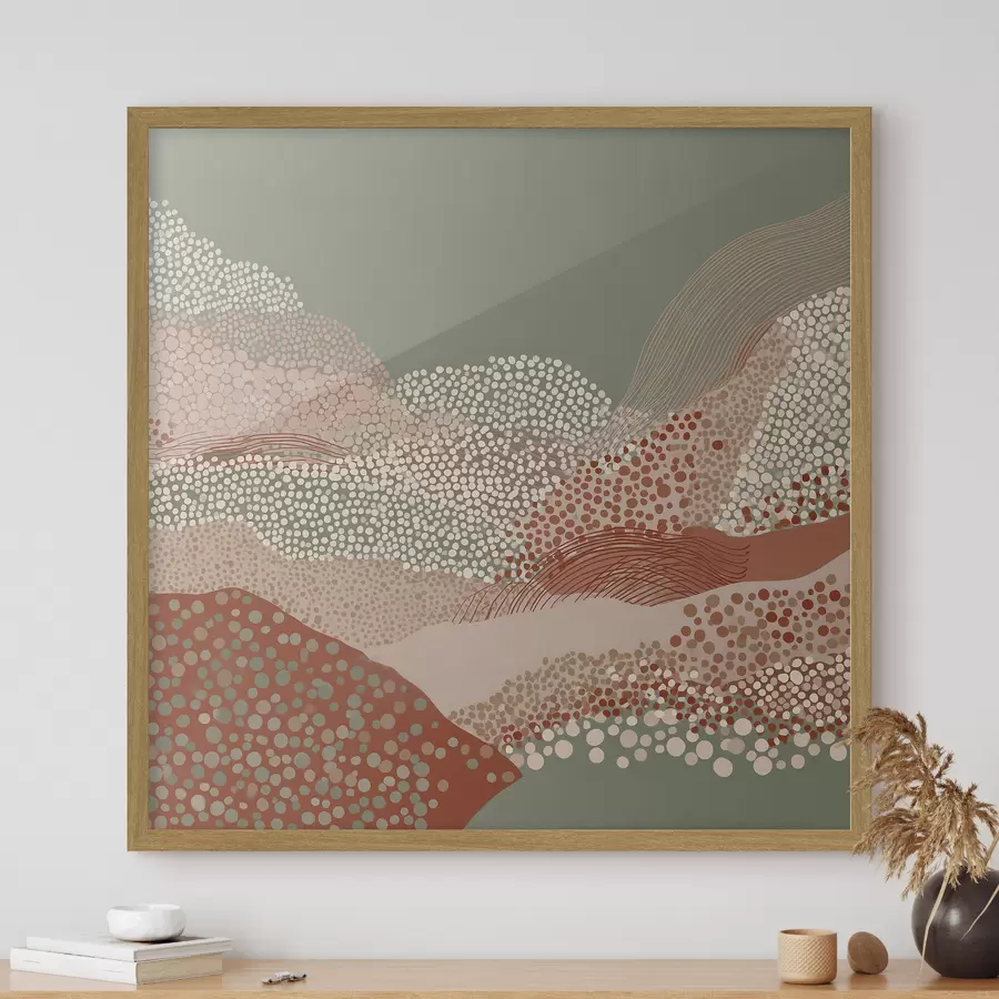 murales de pared Paisaje en una ejecución estilizada f46652
