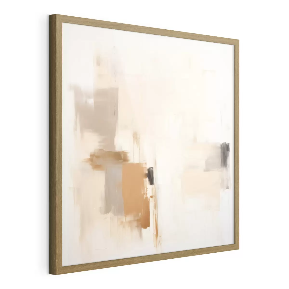 Poster Abstracción con formas difuminadas en tonos tranquilos f46655