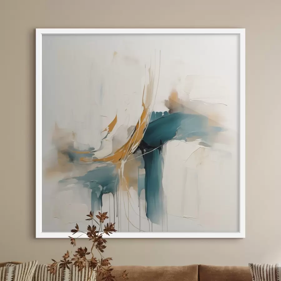 murales de pared Abstracción dinámica con elementos texturizados f46657