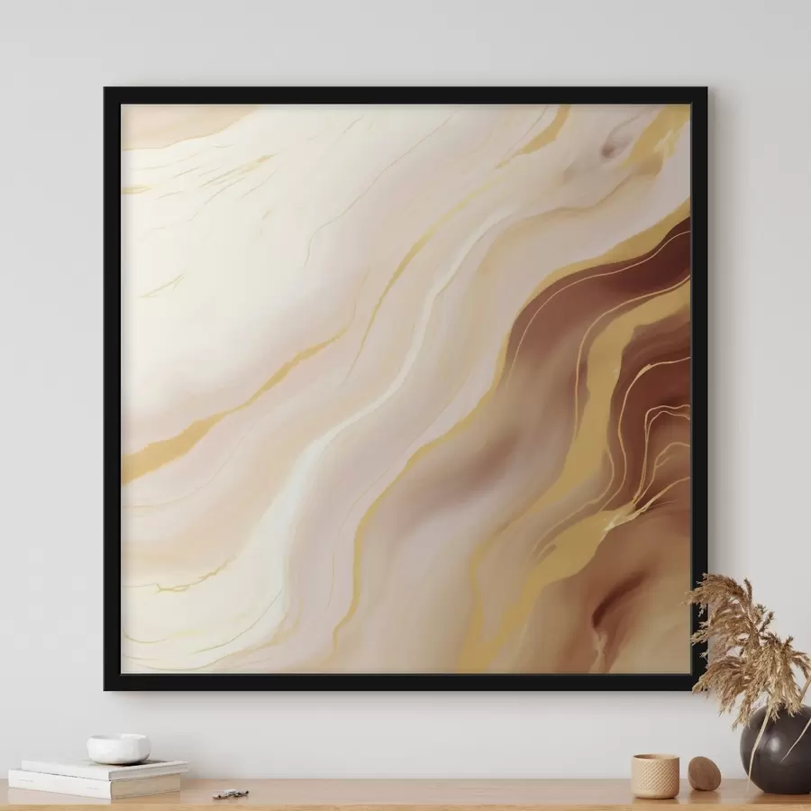 murales de pared Composición con transiciones de color naturales f46661