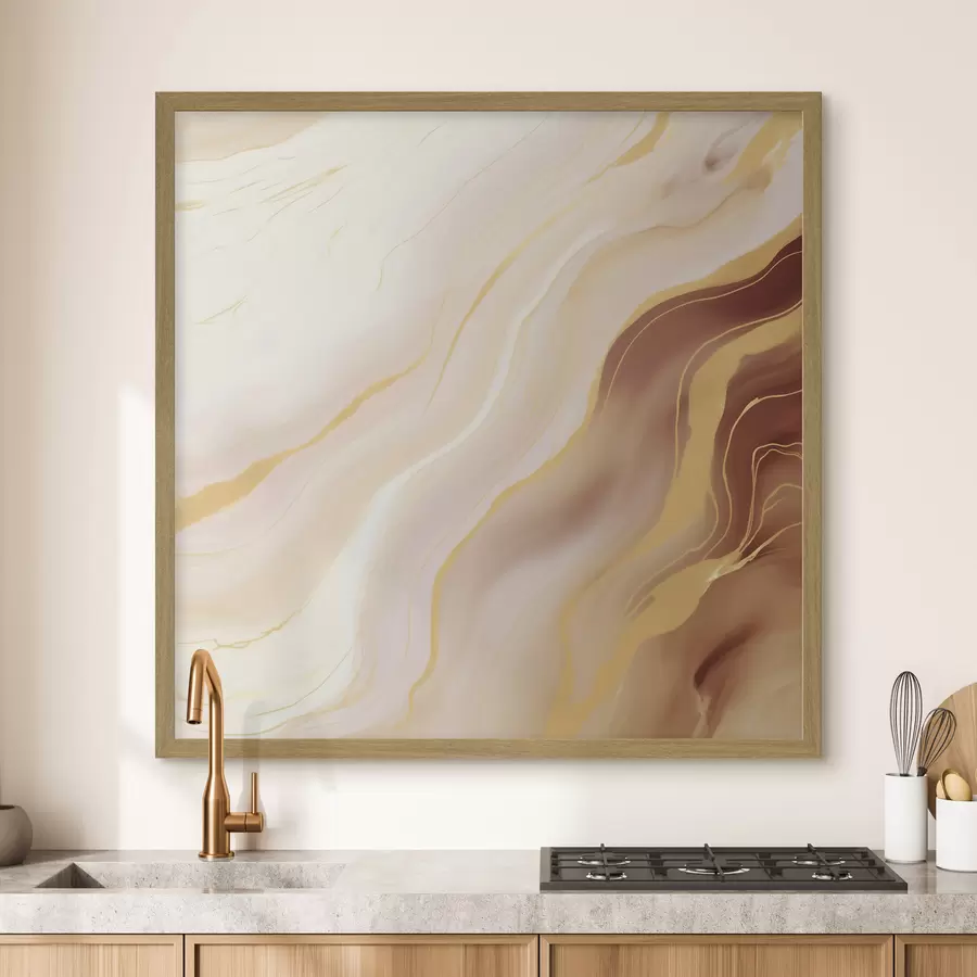 murales de pared Composición con transiciones de color naturales f46661
