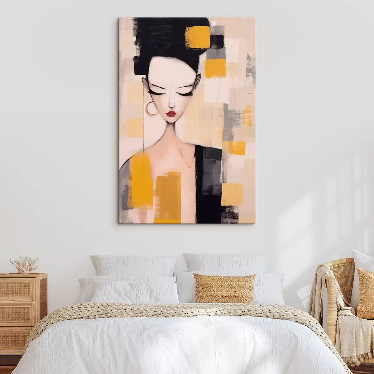 murales de pared Retrato cubista s46806