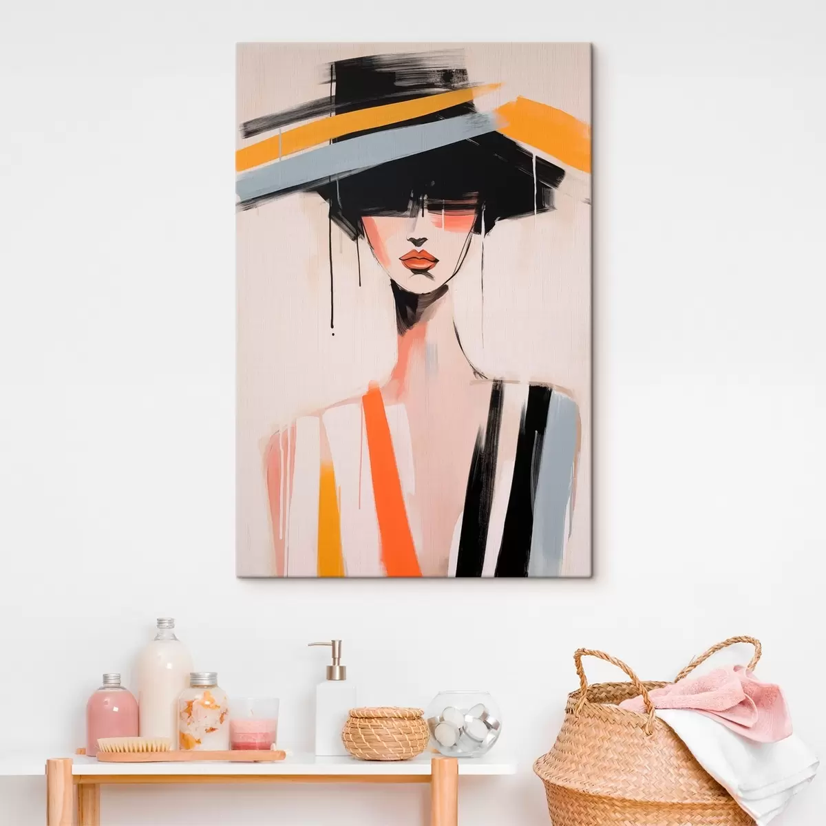 murales de pared Retrato cubista s46809