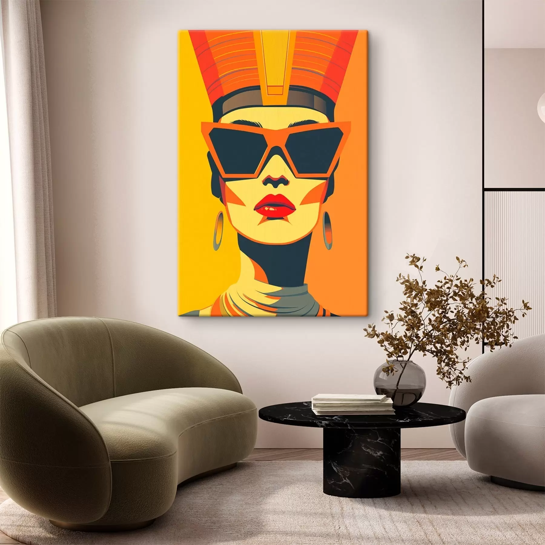 murales de pared Retrato pop art s46819