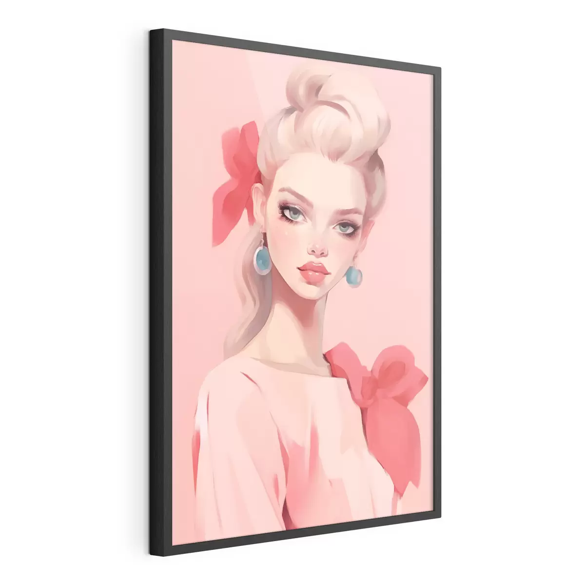 Poster Chica de rosa f46804