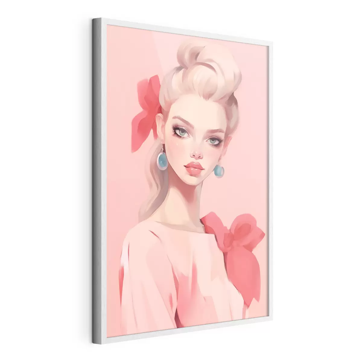 Poster Chica de rosa f46804