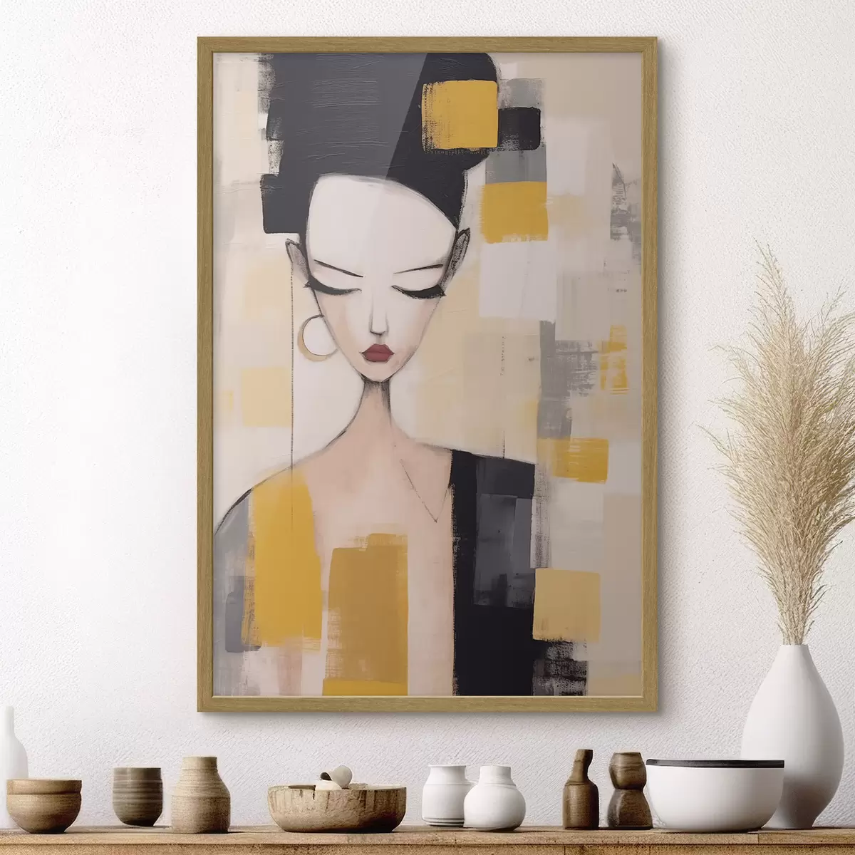 Poster Retrato cubista f46806