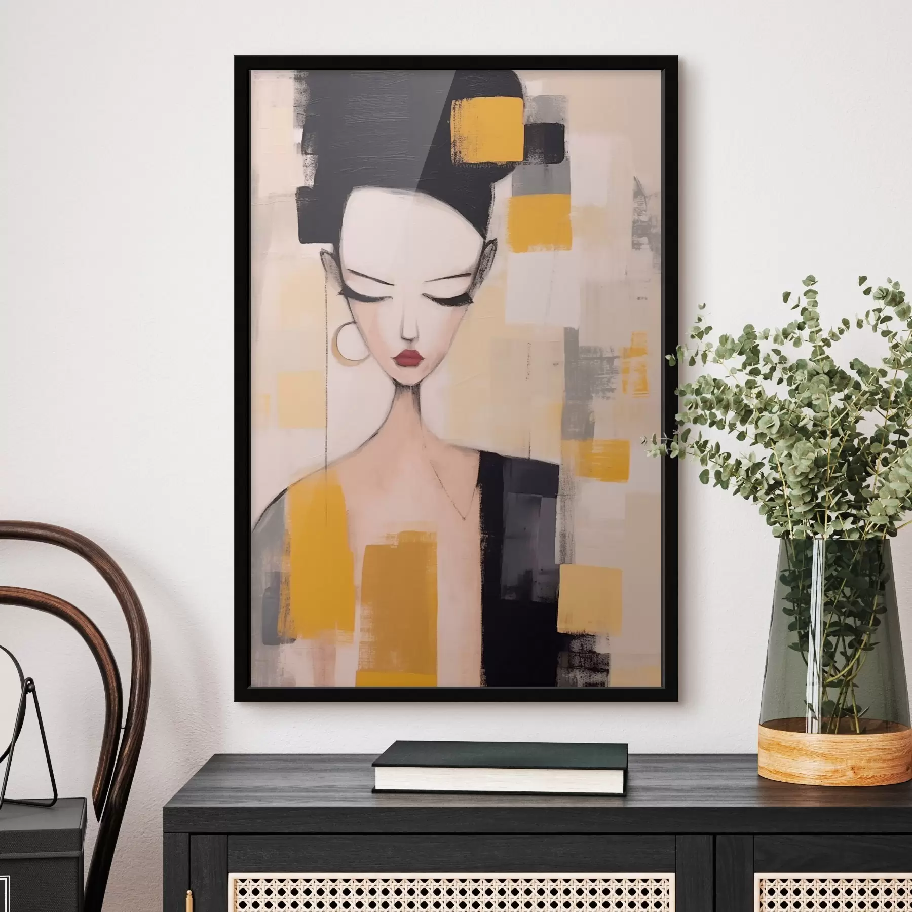 murales de pared Retrato cubista f46806