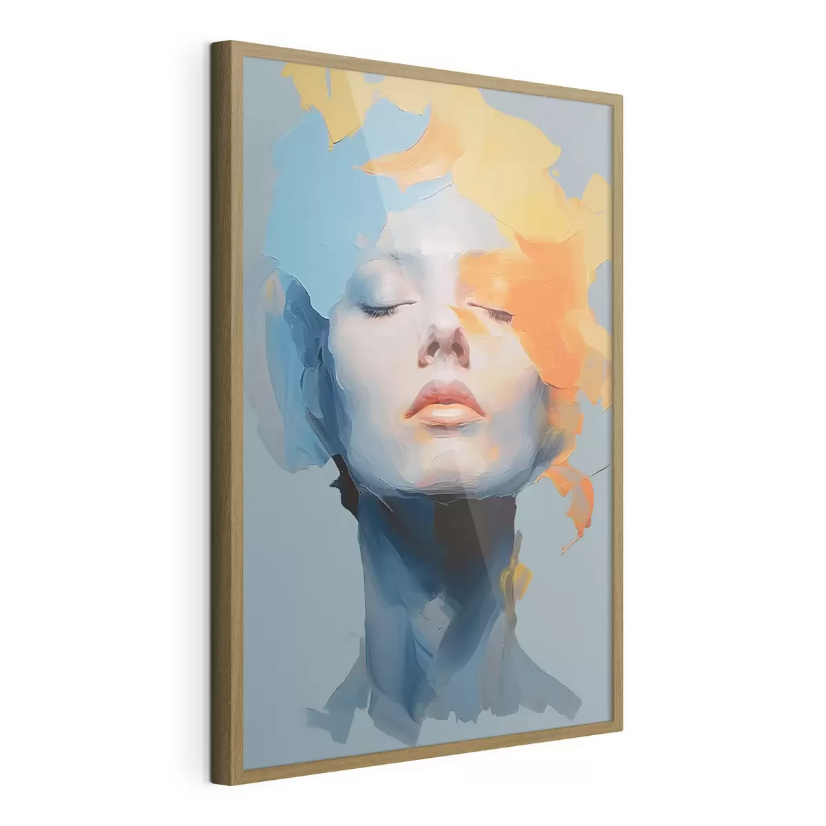Poster Chica en pintura f46810