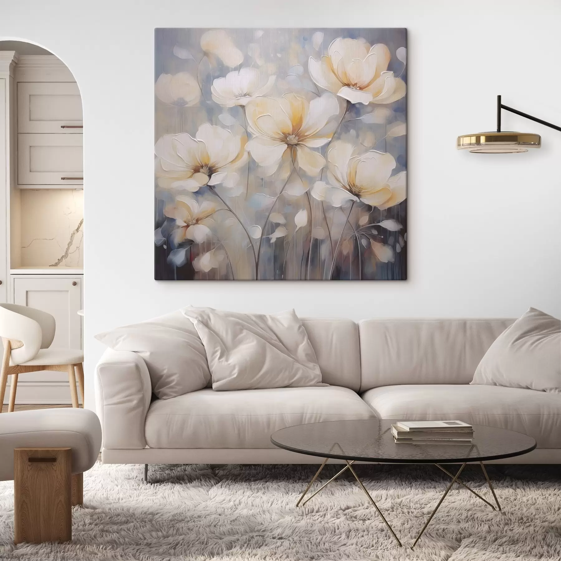 murales de pared Ramo de flores primitivas s46832