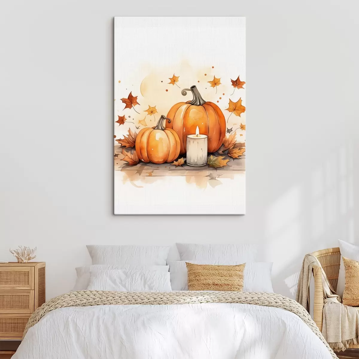 murales de pared Composición otoñal, imitación acuarela s46770