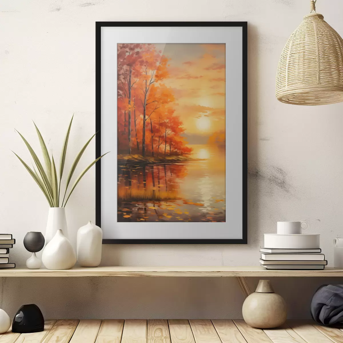 Poster Bosque otoñal f46771
