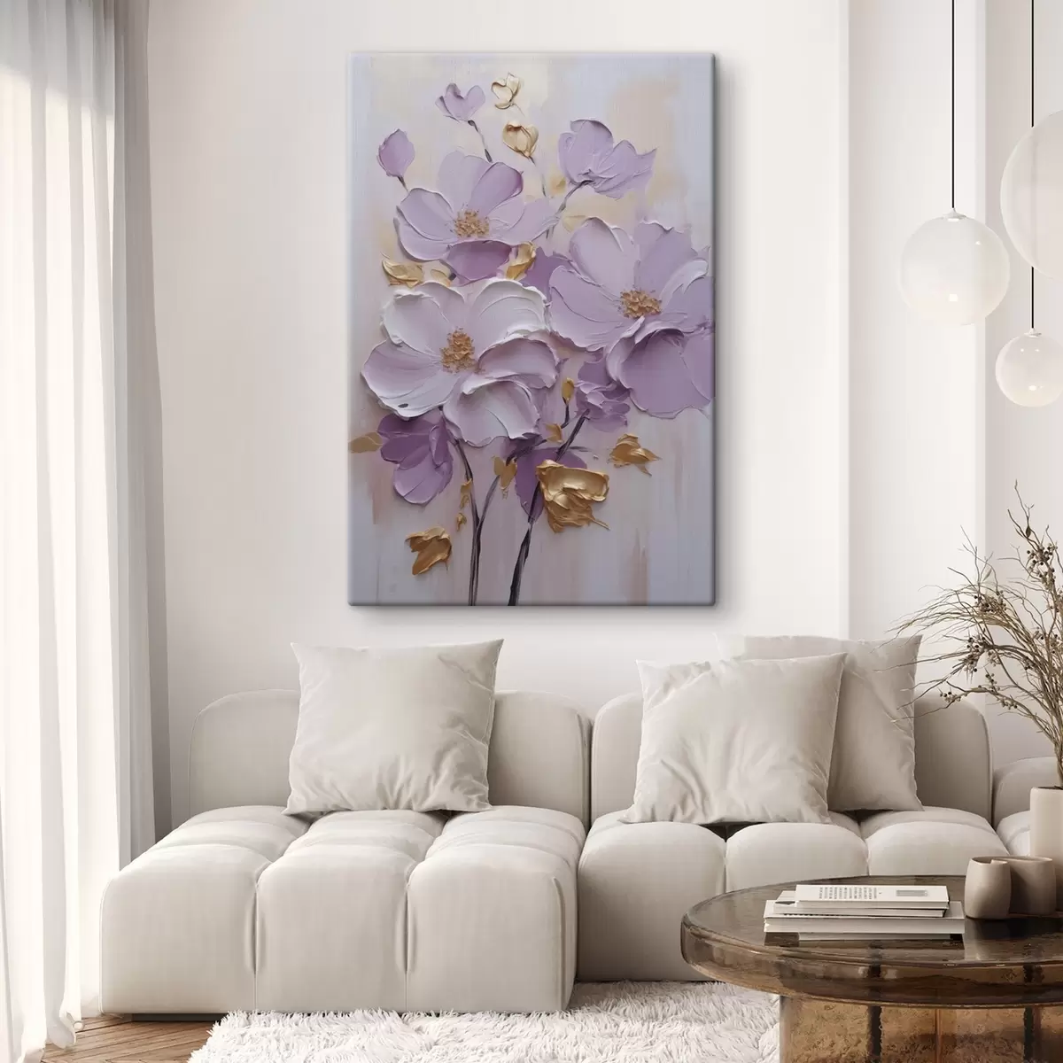 murales de pared flores abstractas s46838