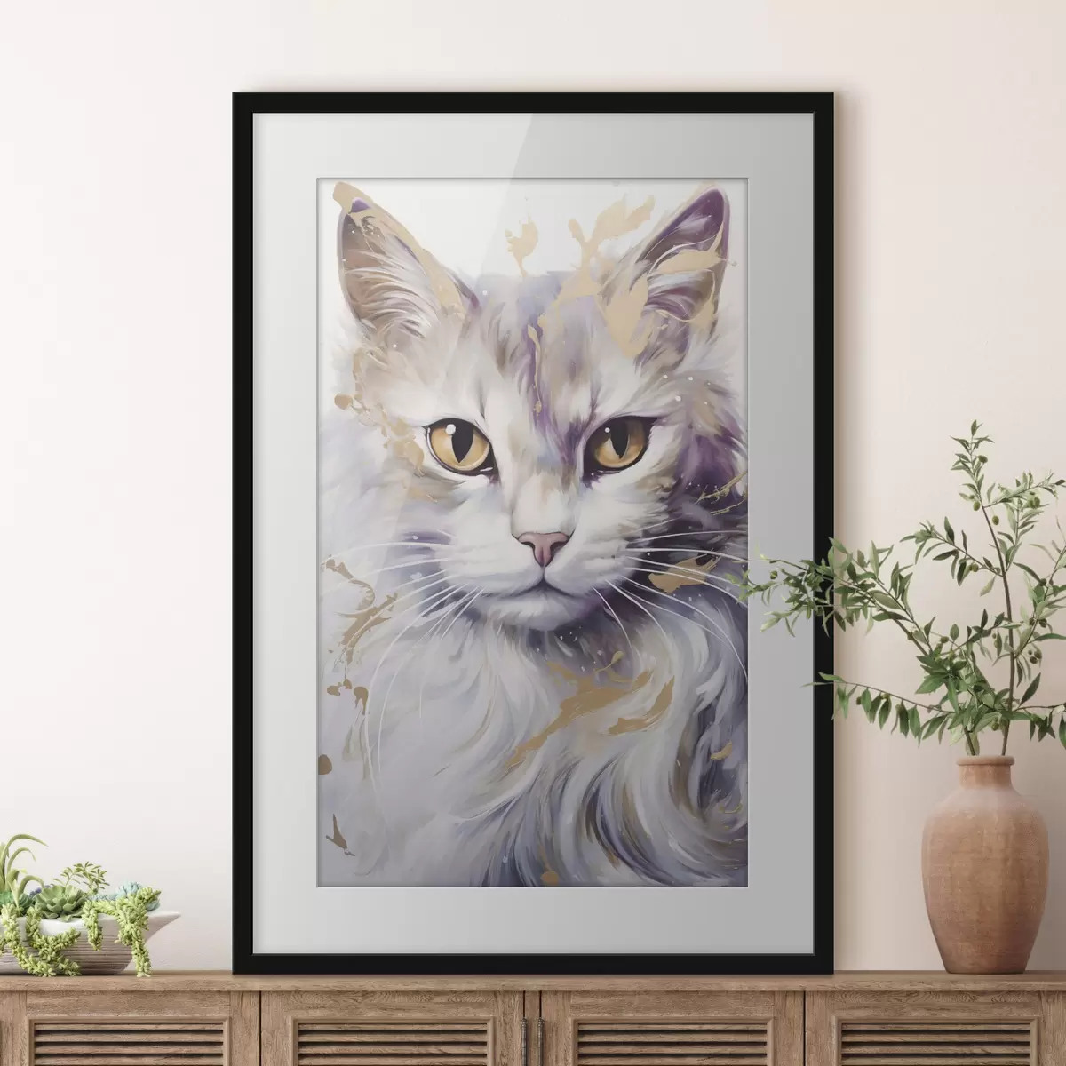 Poster Gato y serenidad f46837