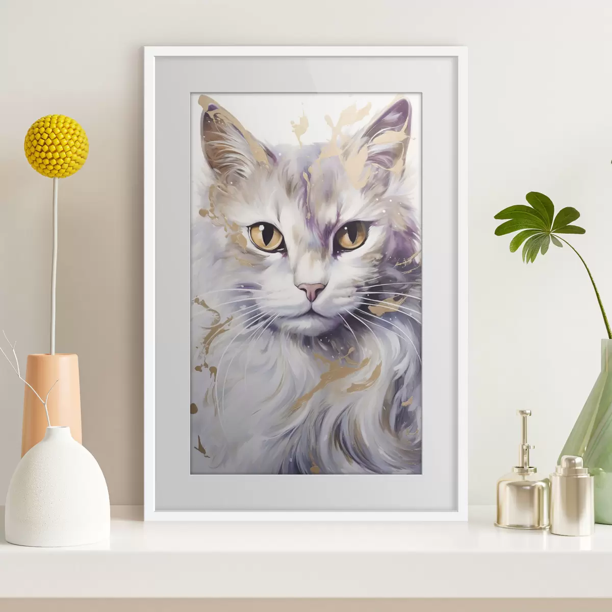 Poster Gato y serenidad f46837