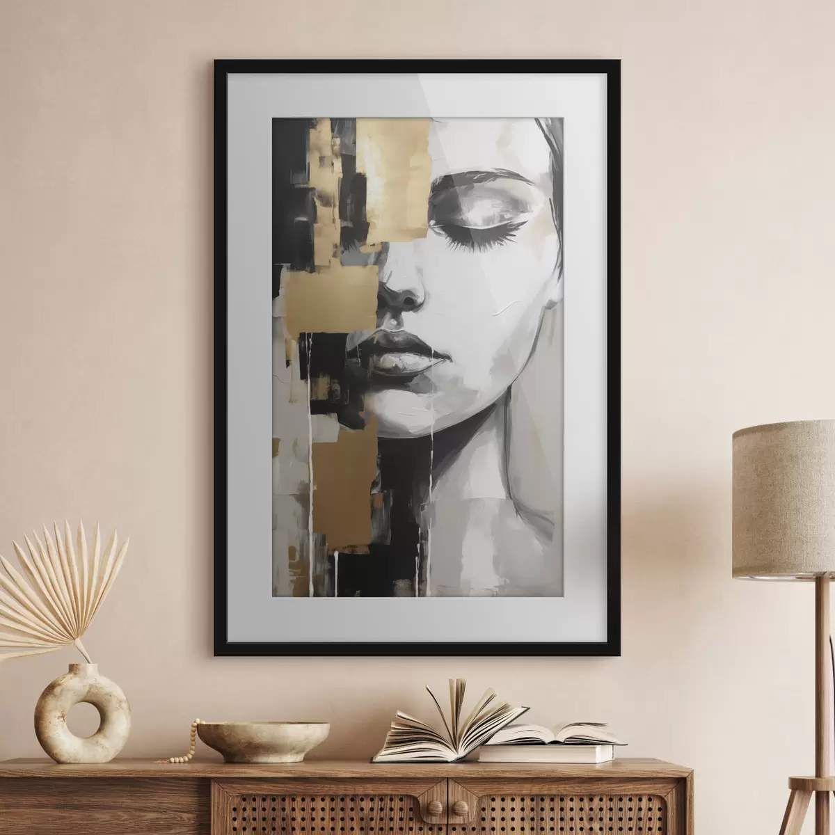 Poster Retrato abstracto f46842