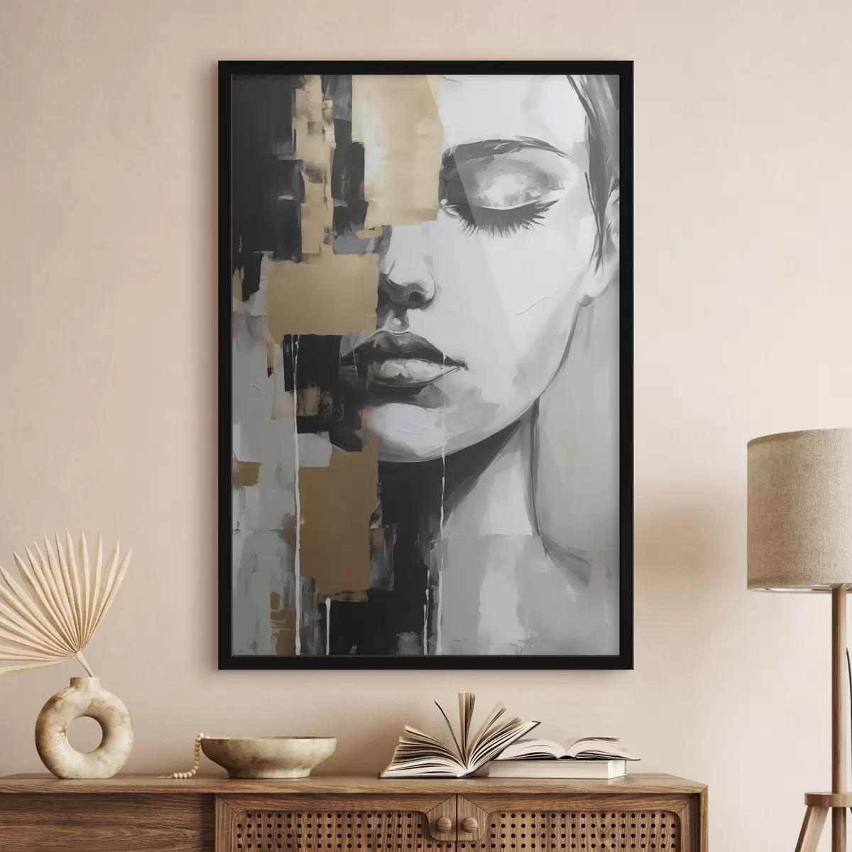 Poster Retrato abstracto f46842