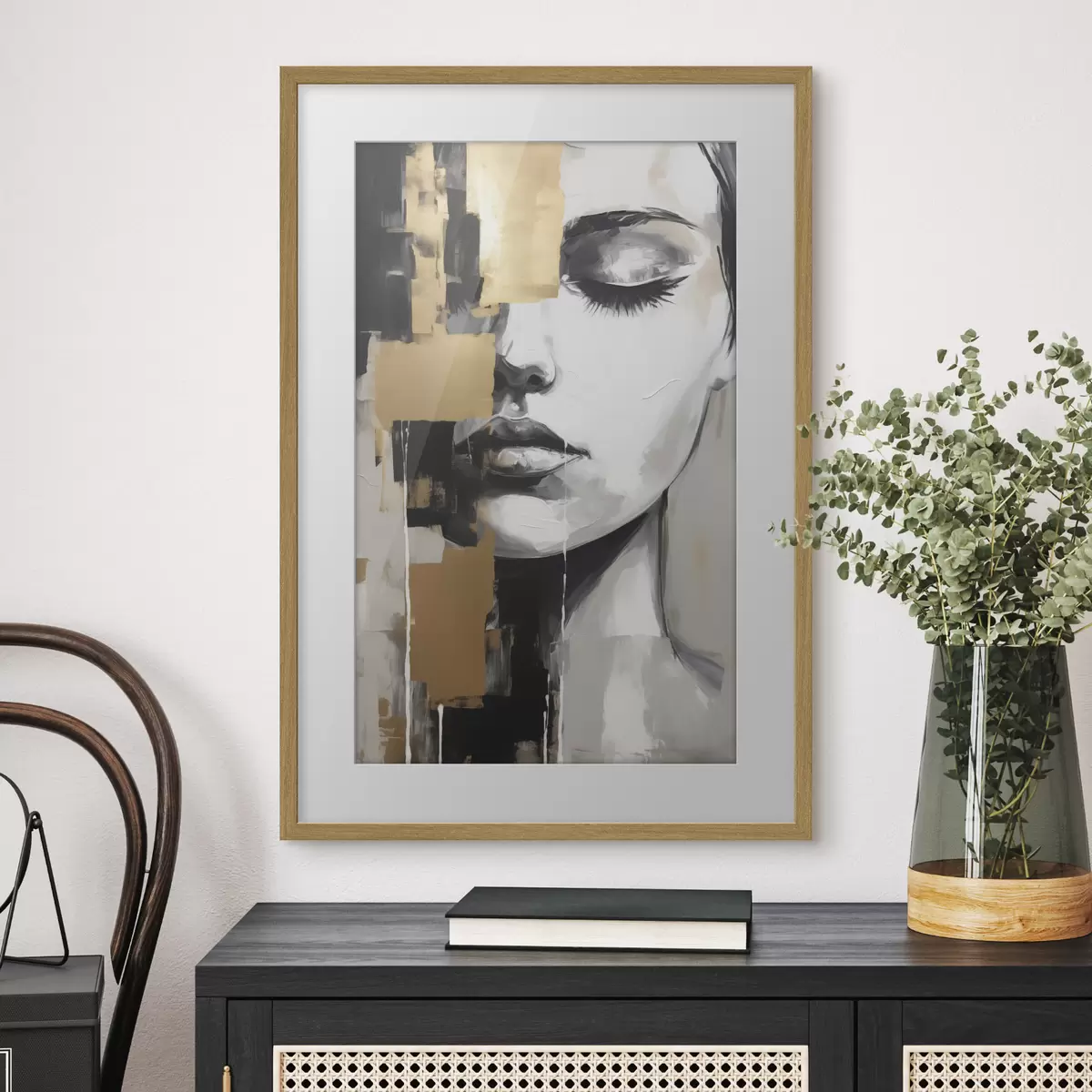 Poster Retrato abstracto f46842