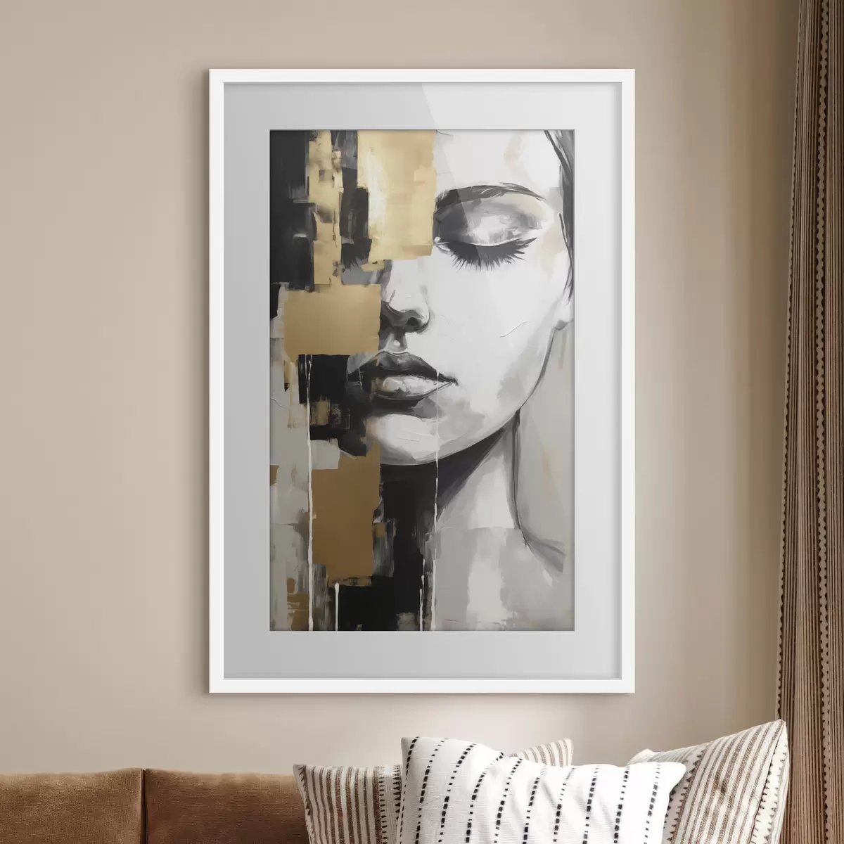 Poster Retrato abstracto f46842