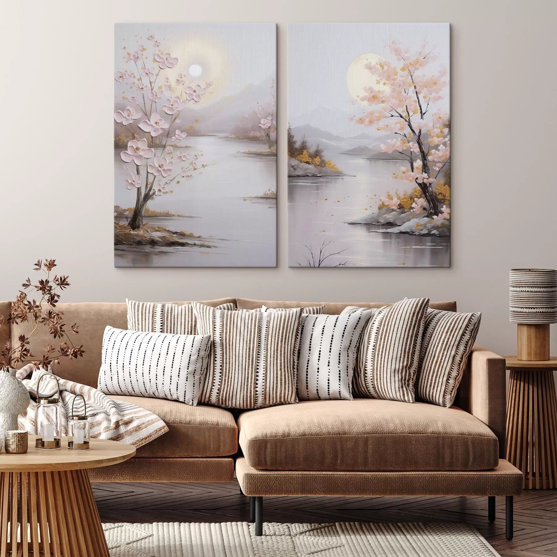 murales de pared paisaje abstracto m01057