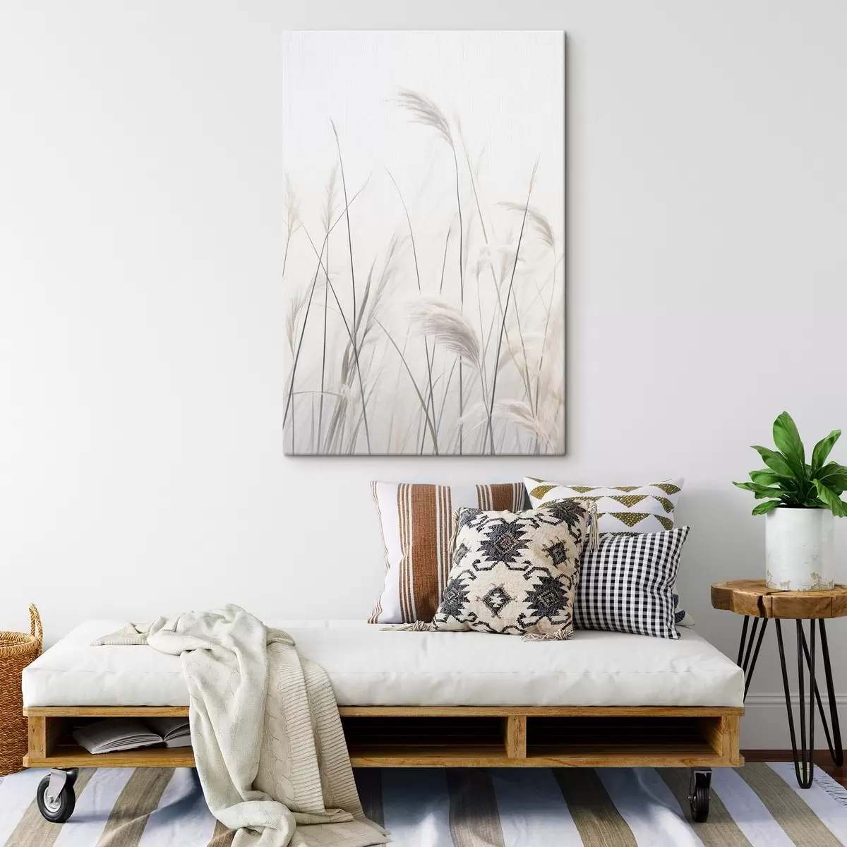 murales de pared Plantas sobre fondo claro s46883