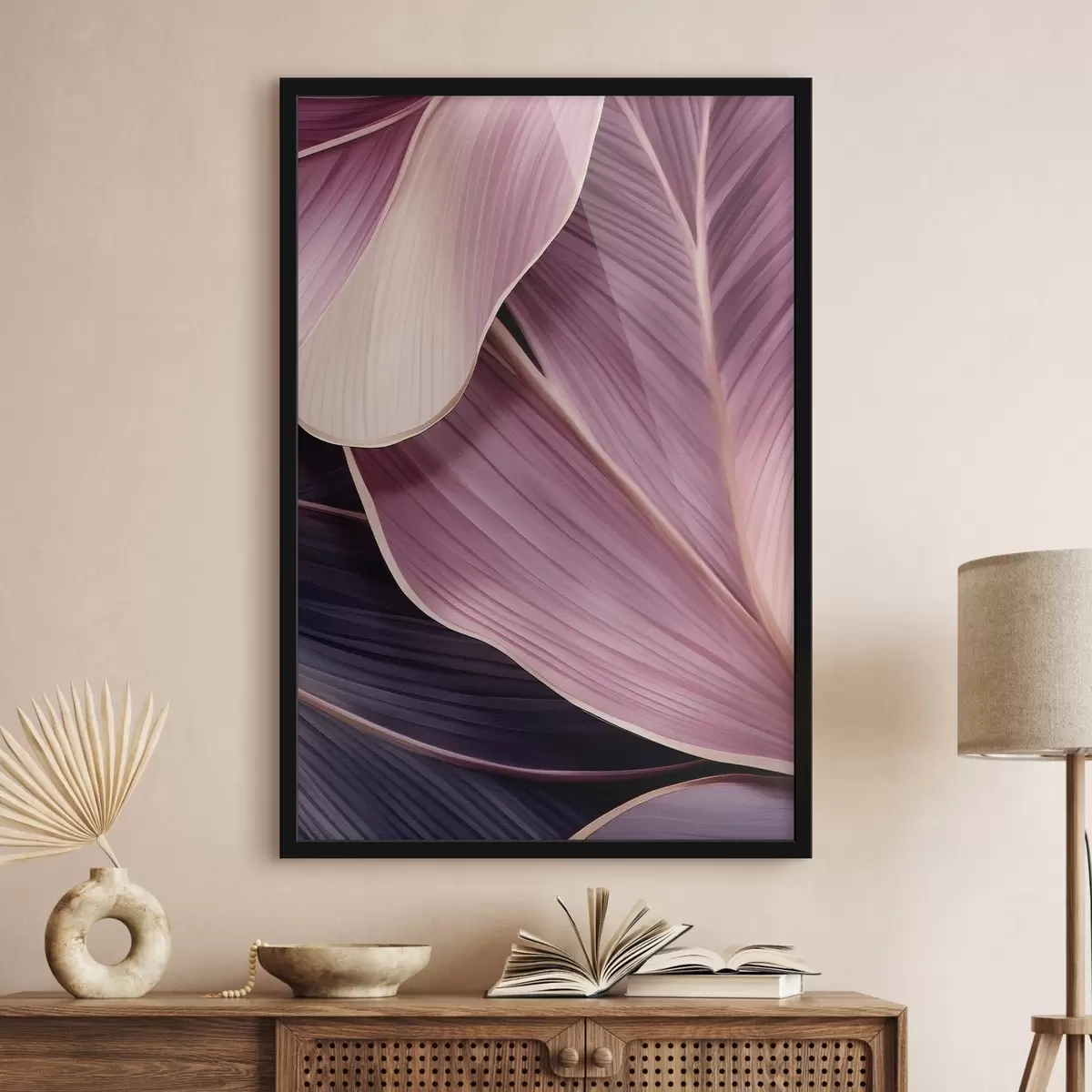 Poster Hojas abstractas f46871